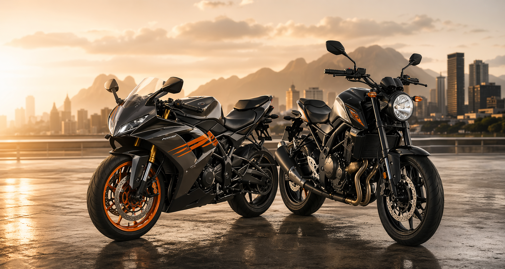 Motocicletas deportivas y urbanas destacadas